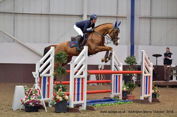 Zoe Potter claims the SEIB Winter Novice Qualifier win at Addington Manor Equestrian Centre 